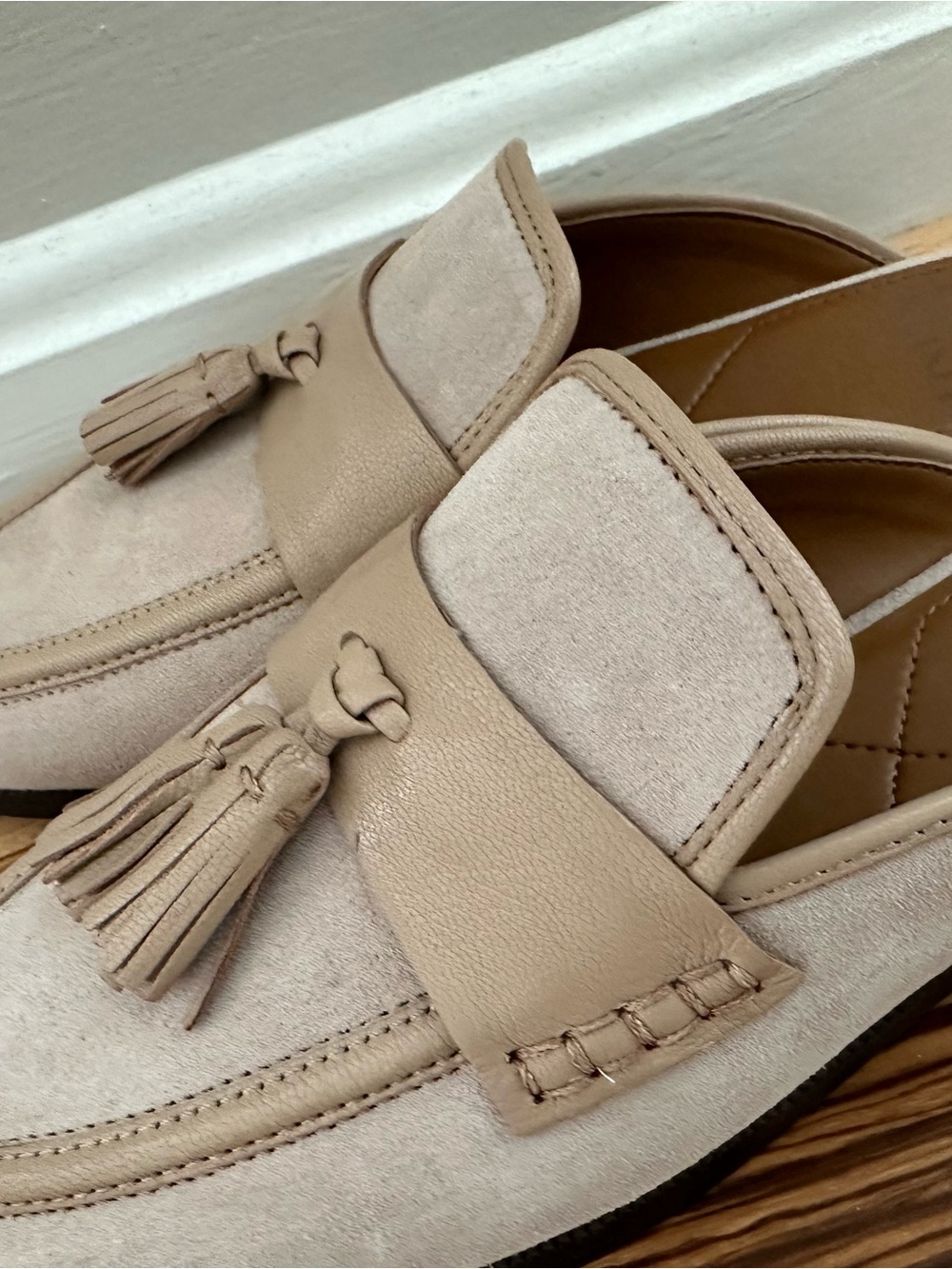 Donald Pliner Suede Loafer Mules - Picture 4 of 4